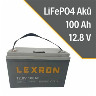 12.8 Volt-100Ah LifePo4 Lityum Akü